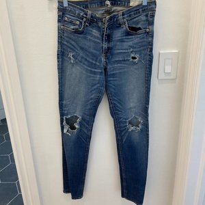 Rage & Bone Distressed Denim Jeans